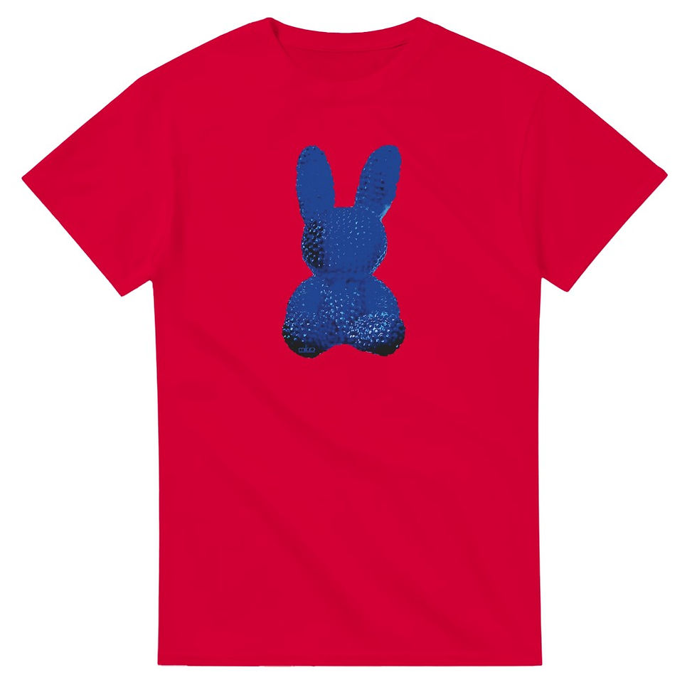 Miniatura: Miko Cobalt Bunny Unisex T-shirt