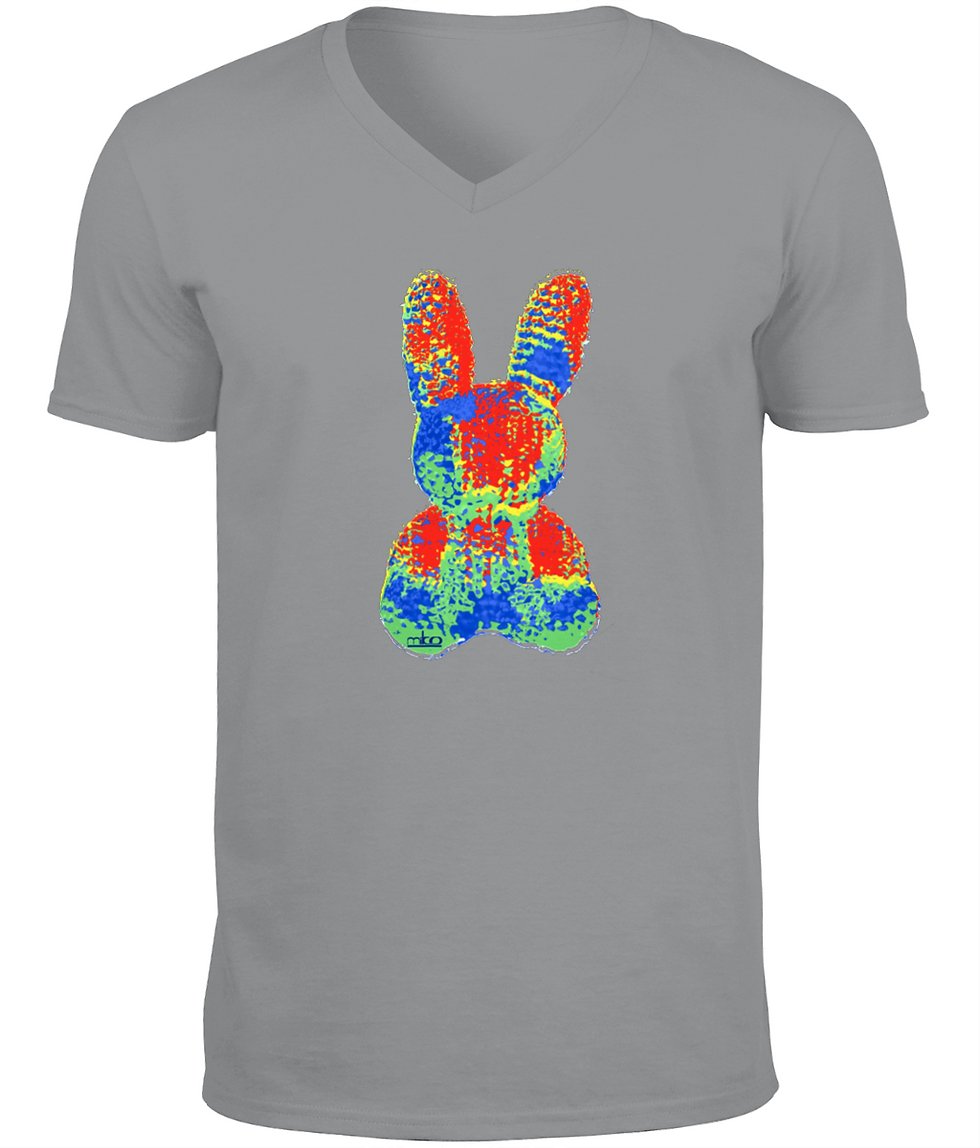 Miniaturbild: Multi Bunny Miko Classic V-Neck T-Shirt