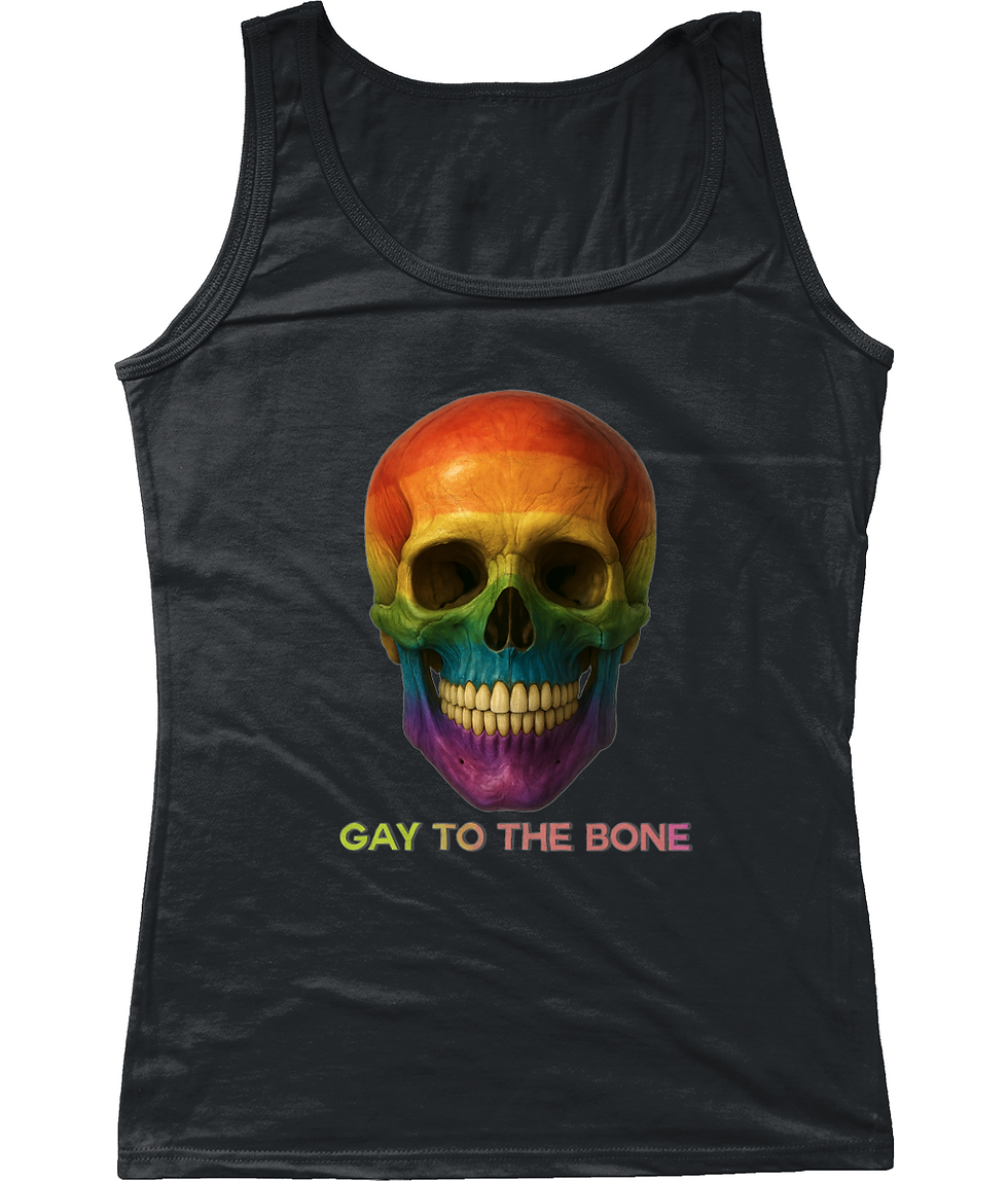 SoftStyle Tank Top - Gildan GAY TO THE BONE Miko