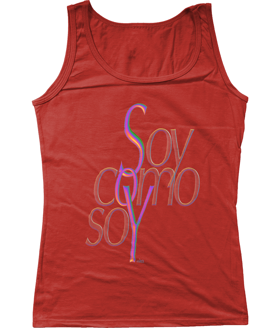 Miniatura: SoftStyle Tank Top - Gildan soy como soy miko rainbow