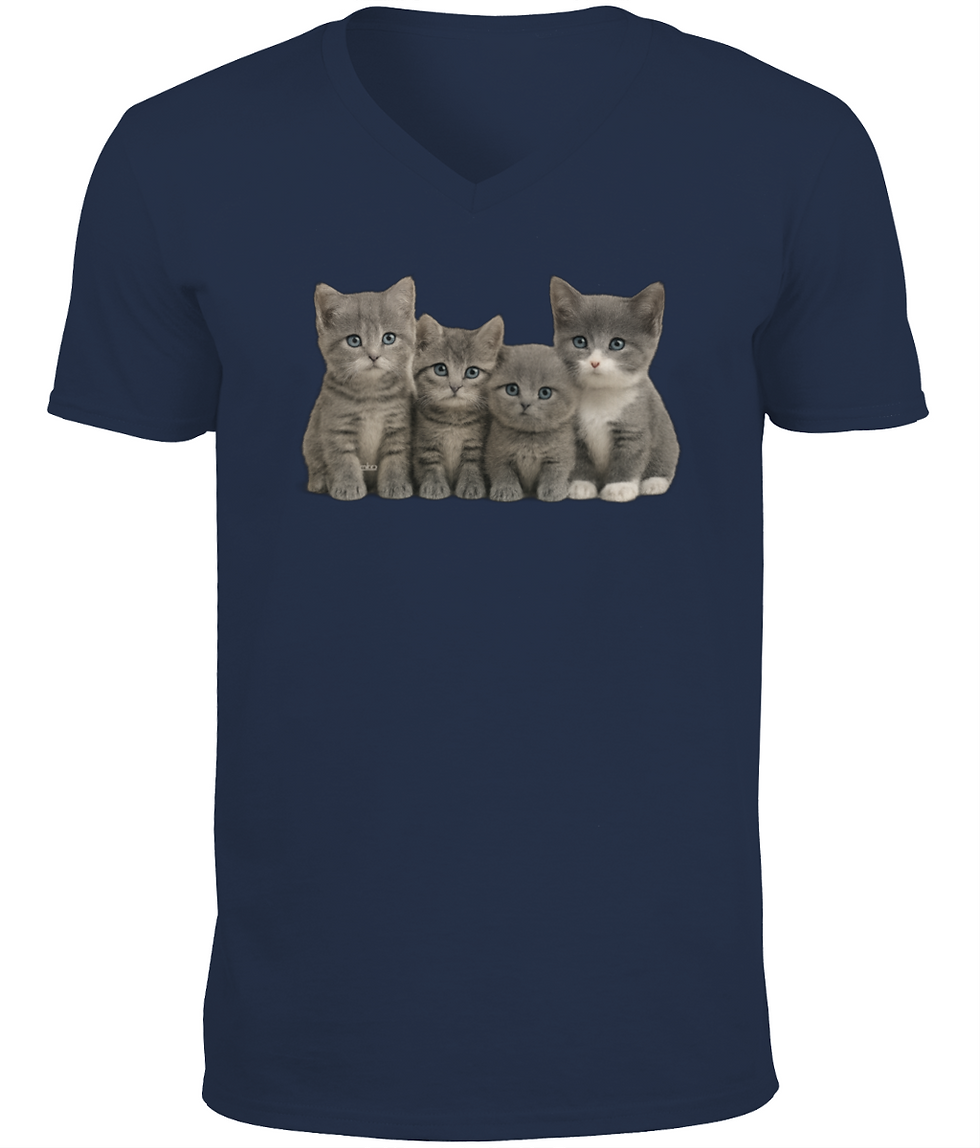 Miniaturbild: Cats 2 Miko Classic V-Neck T-Shirt