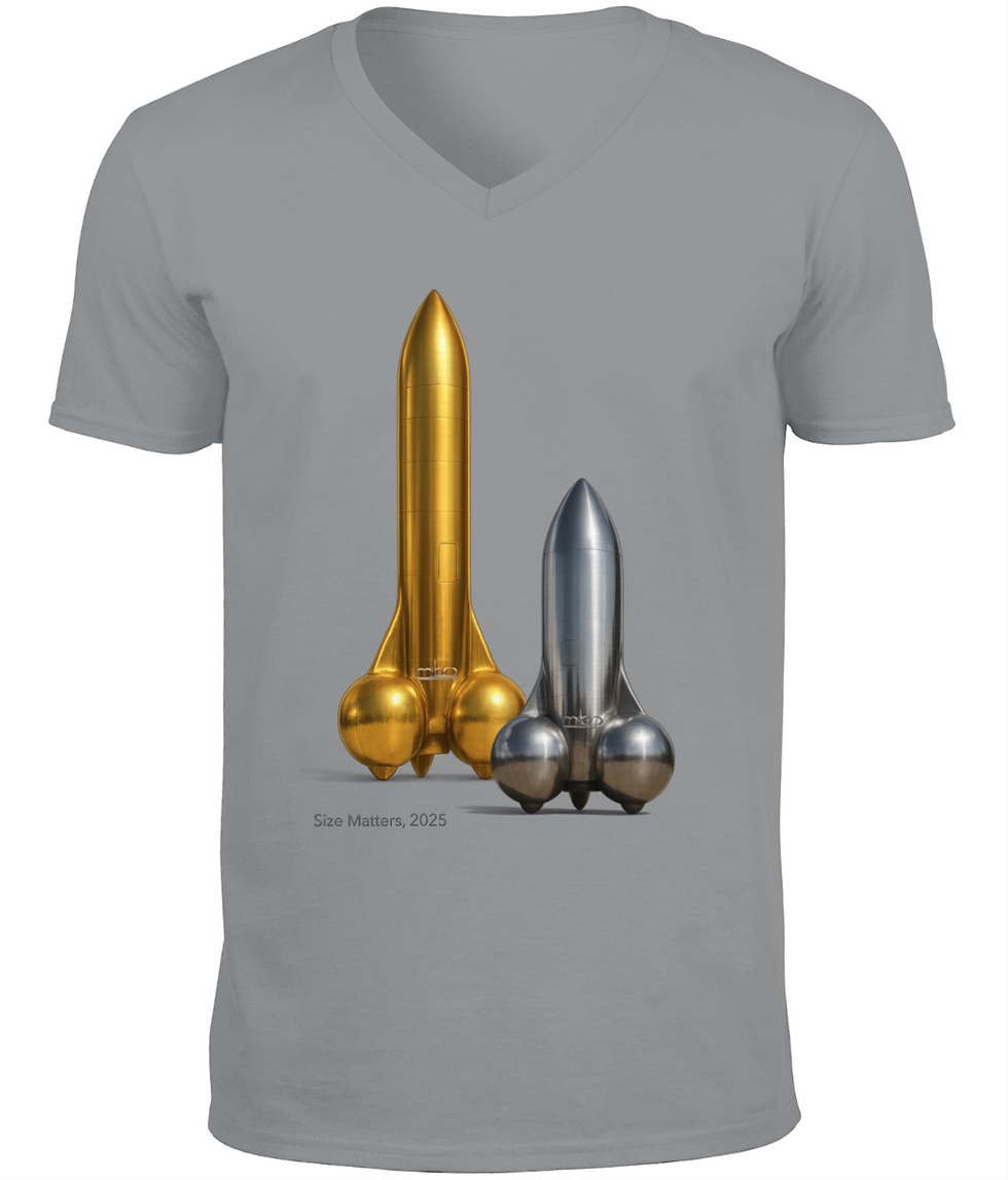 Miniatura: Size Matters Miko Classic V-Neck Camiseta