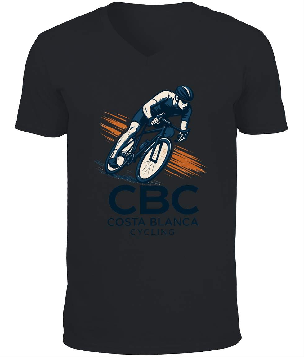 CBC Costa Blanca Cycling Miko Classic V-Neck Camiseta