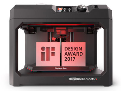 MAKERBOT REPLICATOR+ GANADORA DEL PRESTIGIOSO IF DESIGN AWARD