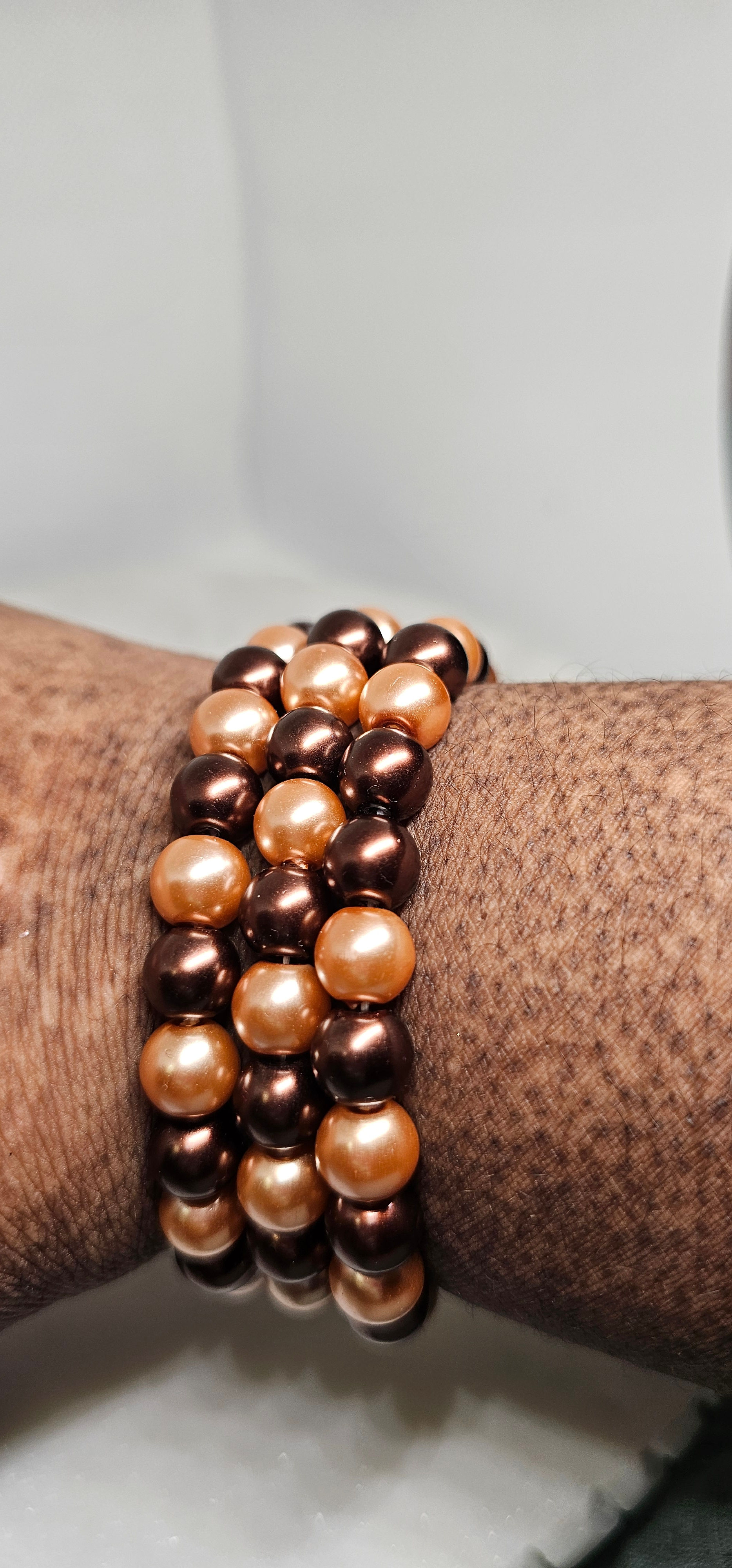 Chocolate Champagne bracelet