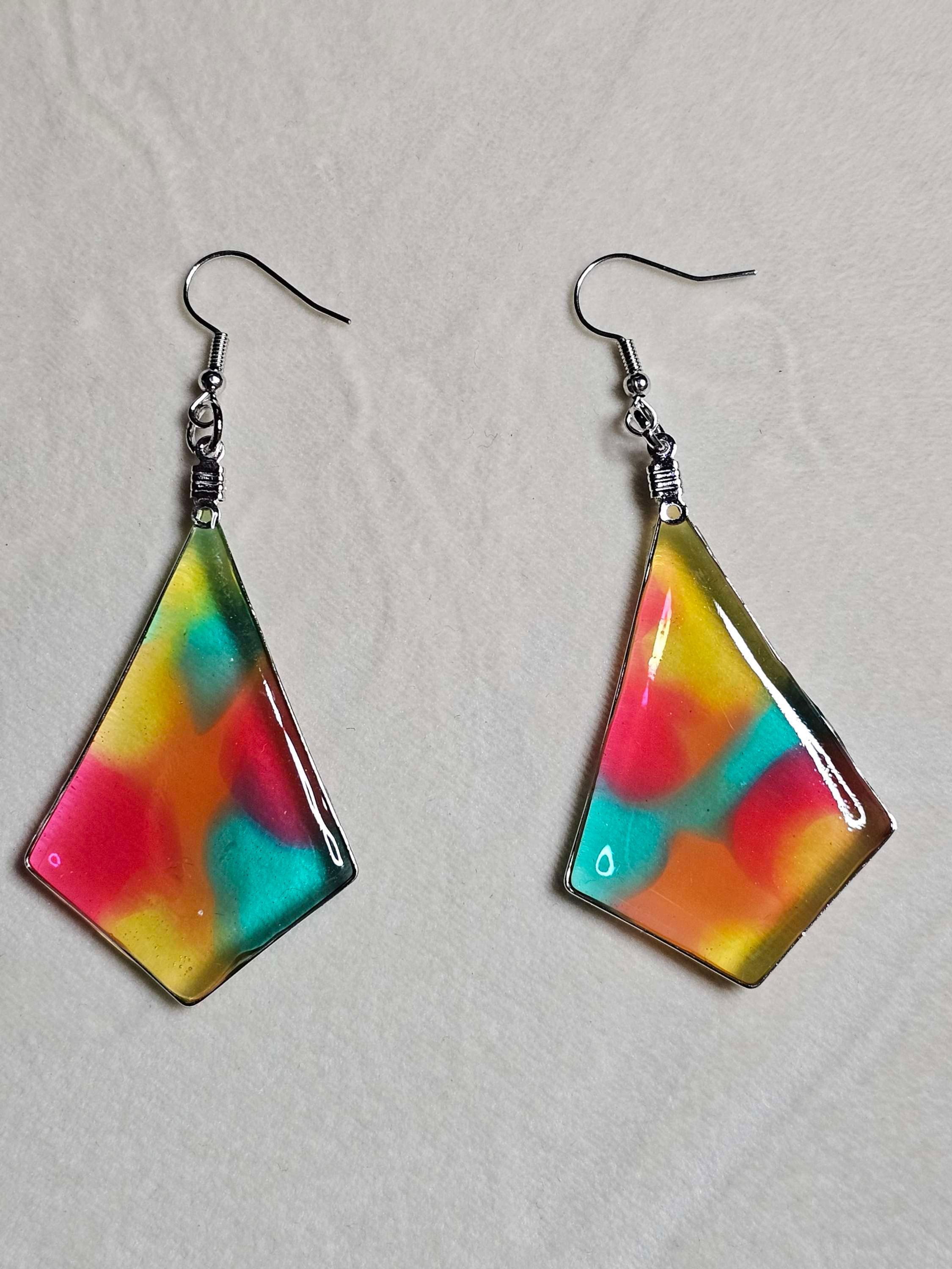 Candy Coated Dangle Drop Earrings
