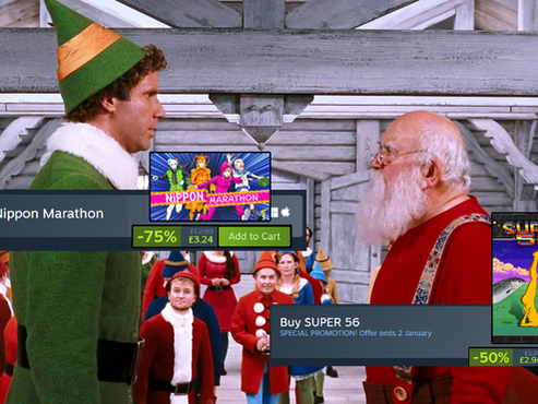 Steam Winter Sale: Grab Nippon Marathon & SUPER 56 at Great Prices!