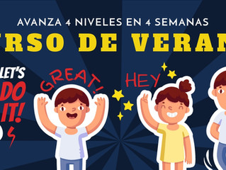 ¡4 niveles en 4 semanas: curso de verano 2018!