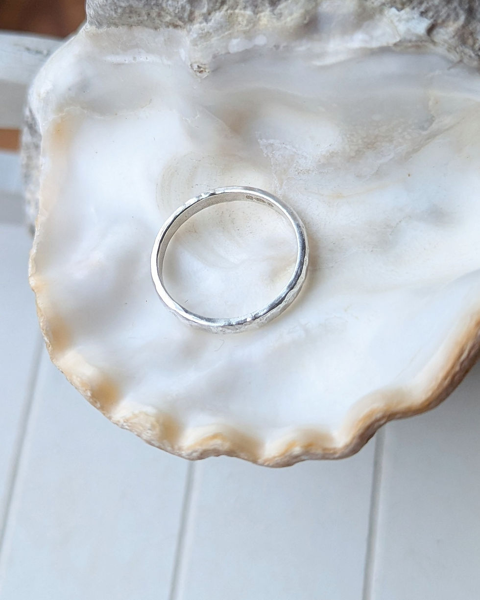 Thumbnail: Sterling Silver Ripple Ring 