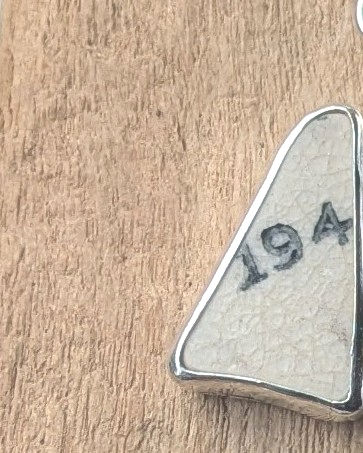 Thumbnail: Sea Glass & Pottery // Sterling Silver Necklace 