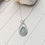 Thumbnail: Sea Glass // Sterling Silver Necklace 