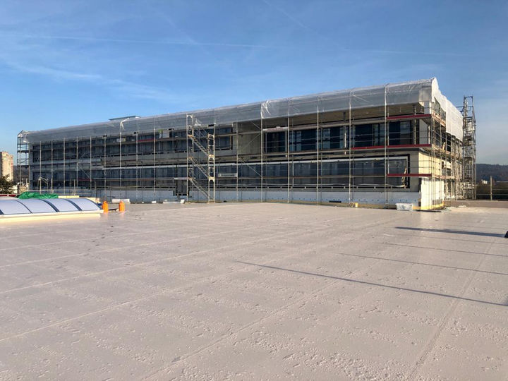 Flachdach, Flachdachsanierung, Flachdach sanieren, Flachdach abdichten, Wärmedämmung, bituminöse Abdichtungen, Kunststoffabdichtungen, Dachwartung, Dachservice, Dachsicherheit, Dach, Sarnafil, dichtes Zuhause,   Dachbegrünung, Dachbekiesung, Terrasse, Pflanzen auf Dach, modernes Dach, Dachreinigung, Absturzsicherung, Vordach, Einfamilienhaus, Mehrfamilienhaus, Umbau, Sanierung