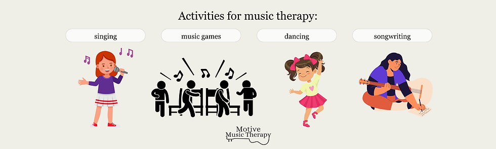 what acitvites are in music therapy