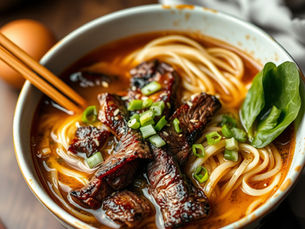 Blackened Beef Punk Ramen