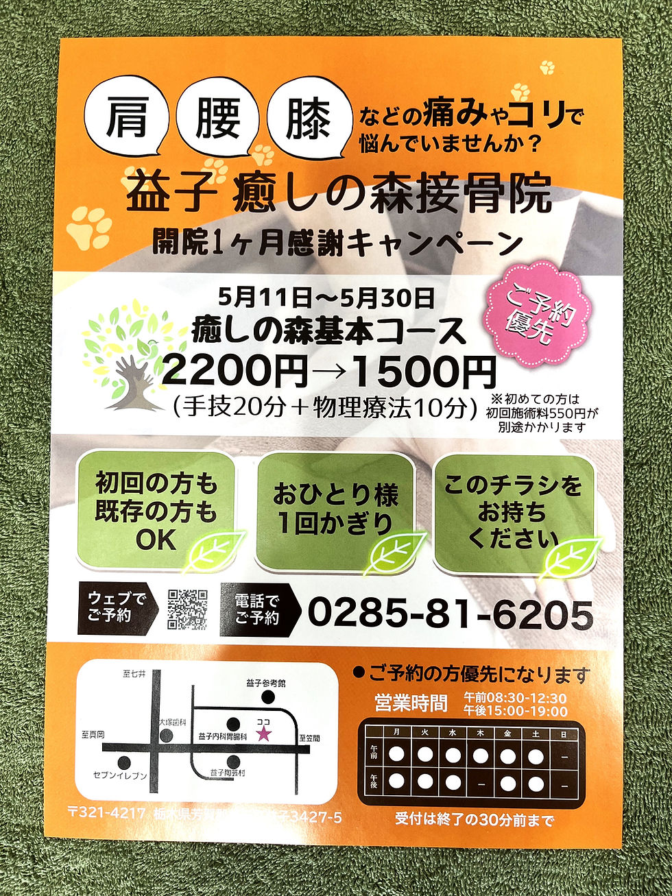 キャンペーンチラシです!