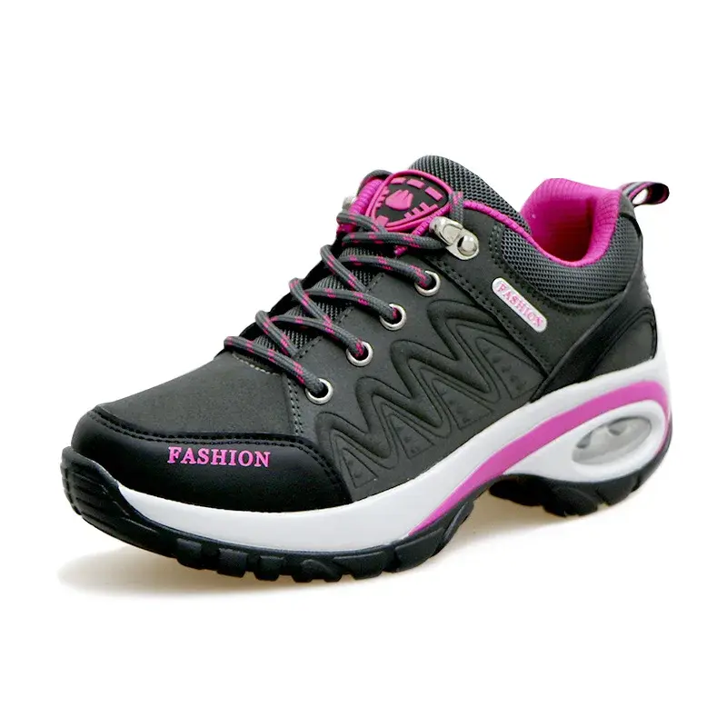 Miniaturbild: Women Sports Shoes Platform Sneakers Fashion Outdoor Hiking  Non-Slip Casual
