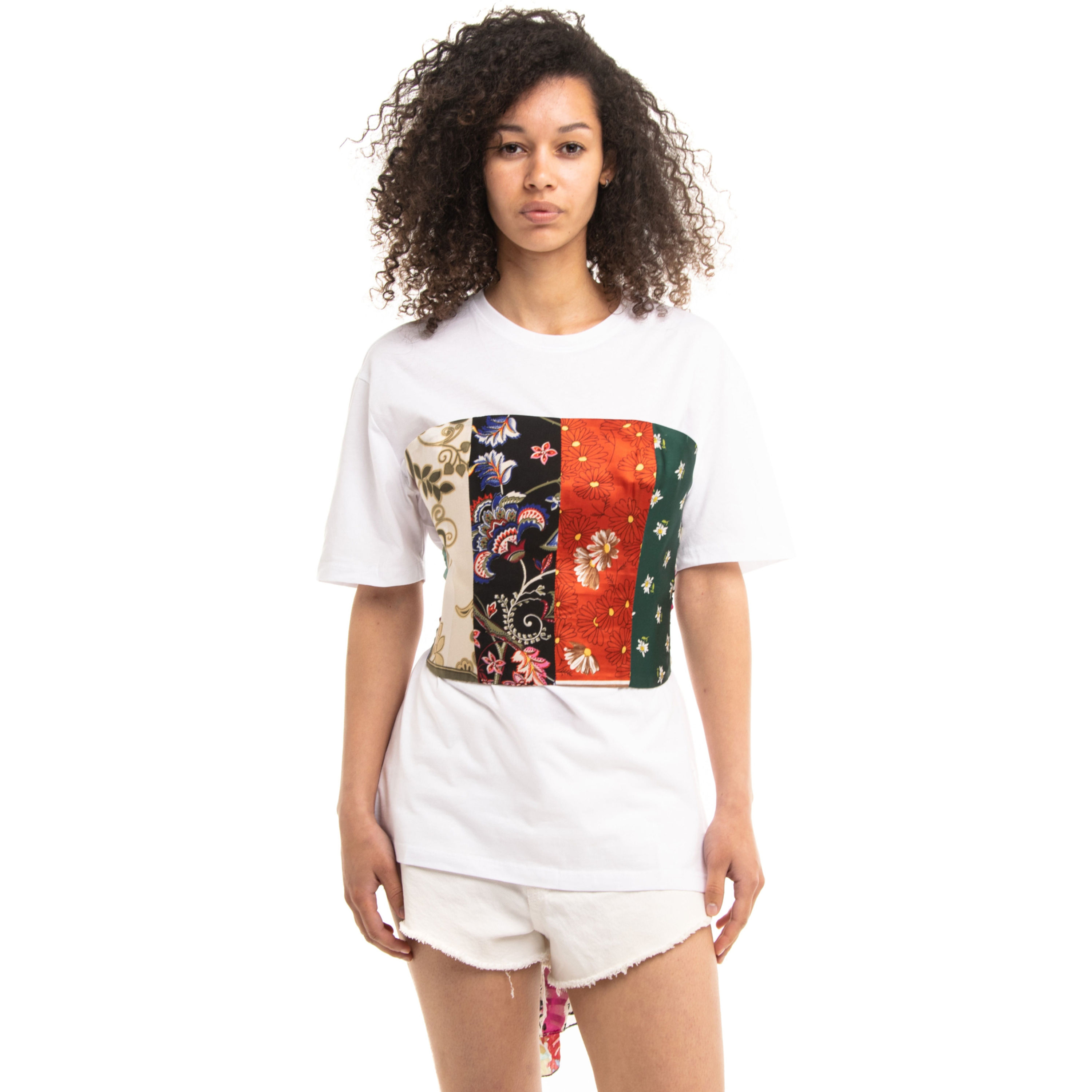 Футболка з корсетом