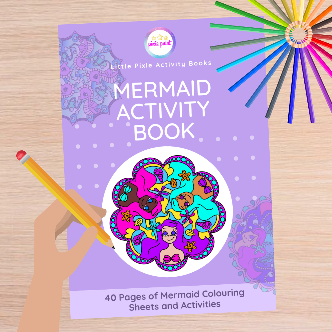 40 Page Mermaid Activity Book