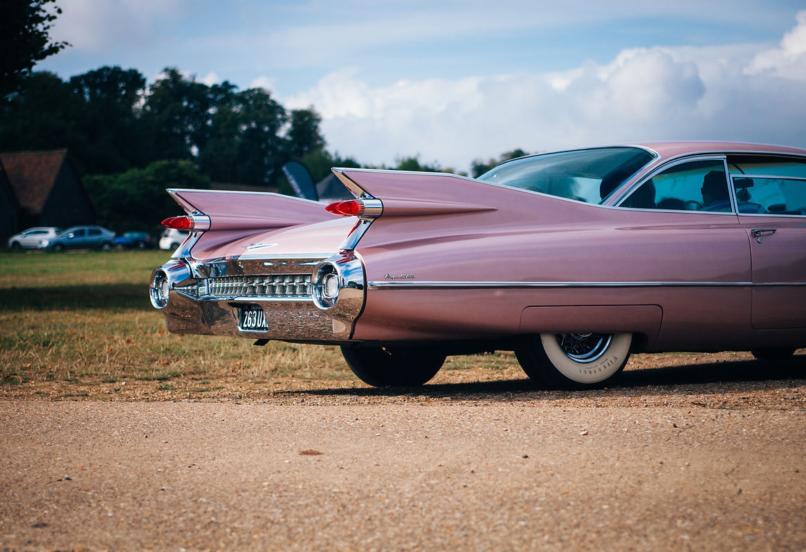 Vintage Pink Cadillac