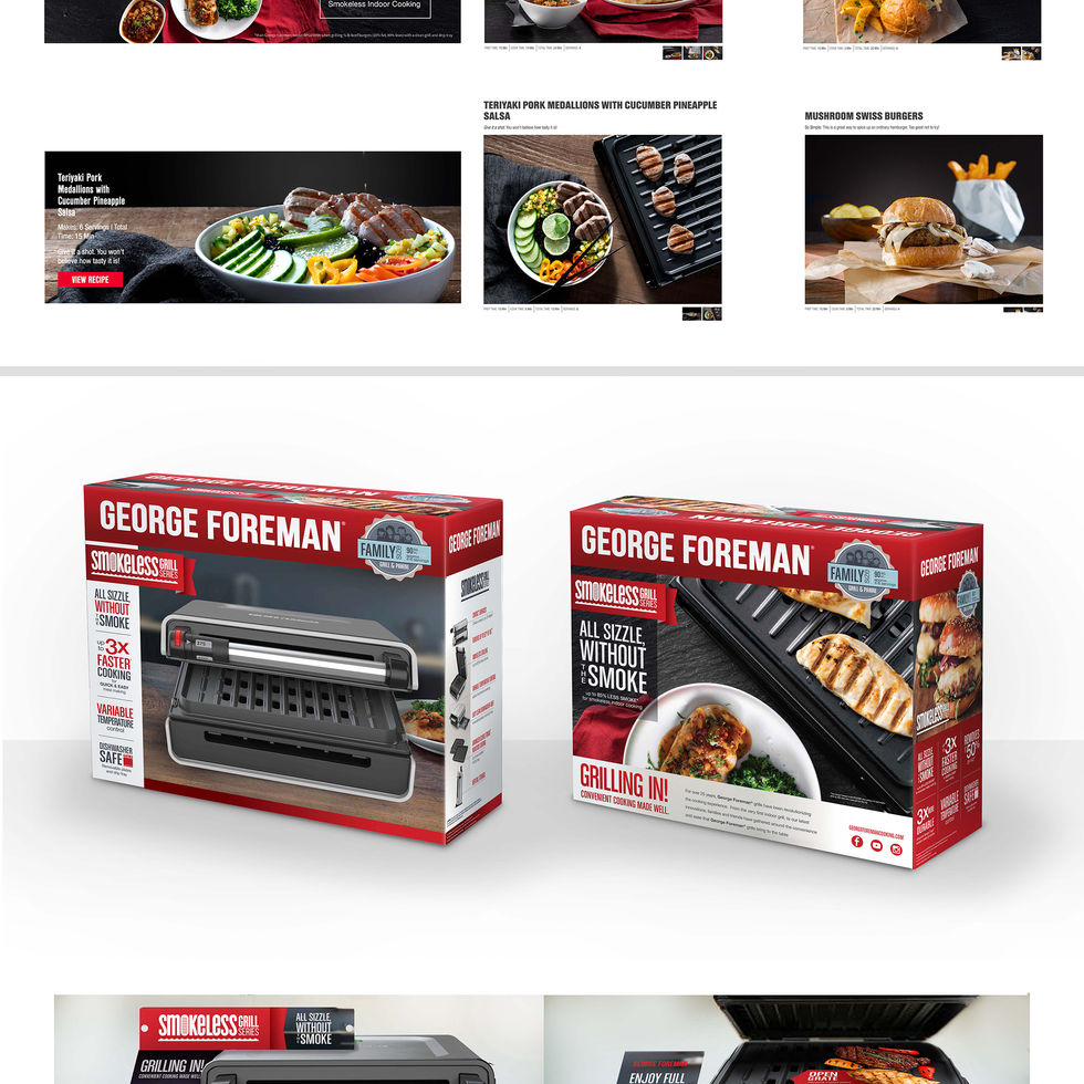 George Foreman Smokeless Grill Series