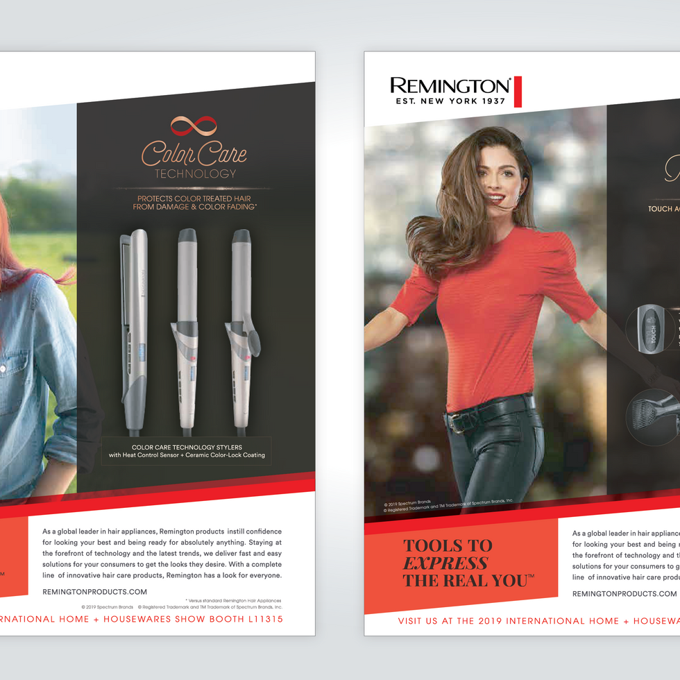 Homeworld (IHA) magazine ads for Remington