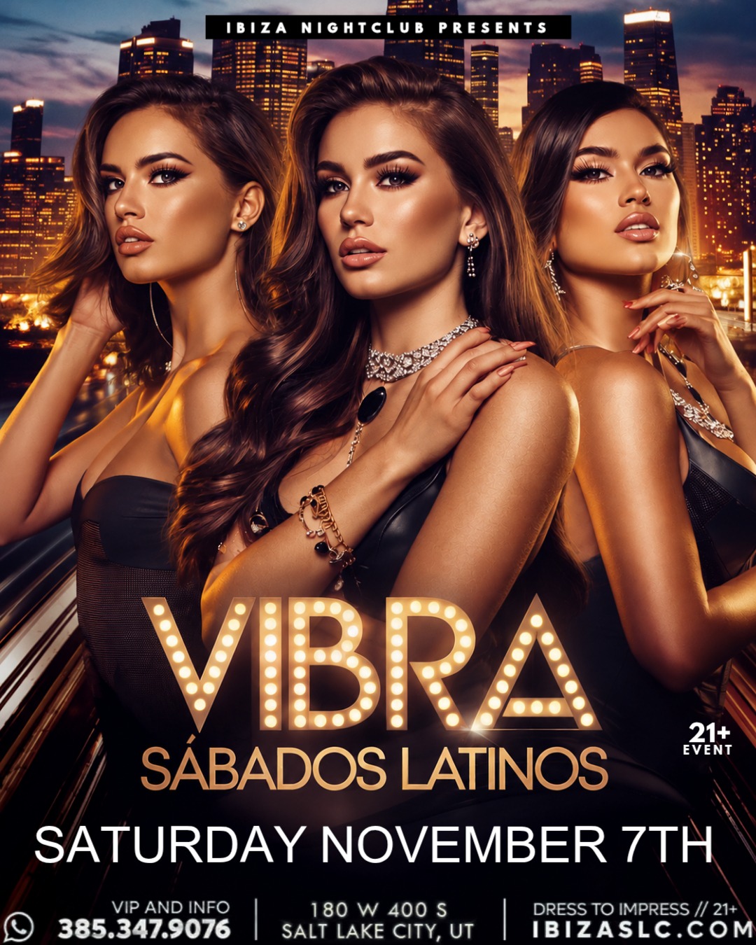 Vibra Sabados Latinos at Ibiza SLC on November 7