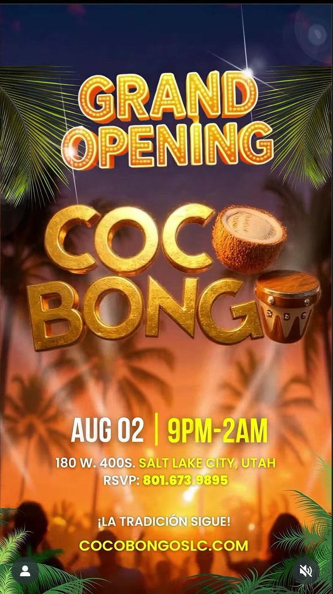 COCO BONGO NIGHTS -  Saturday, August 2