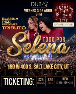 Blanka Pezi - TRIBUTO A SELENA - TODO POR SELENA April 3rd _ 8-56pm MDT