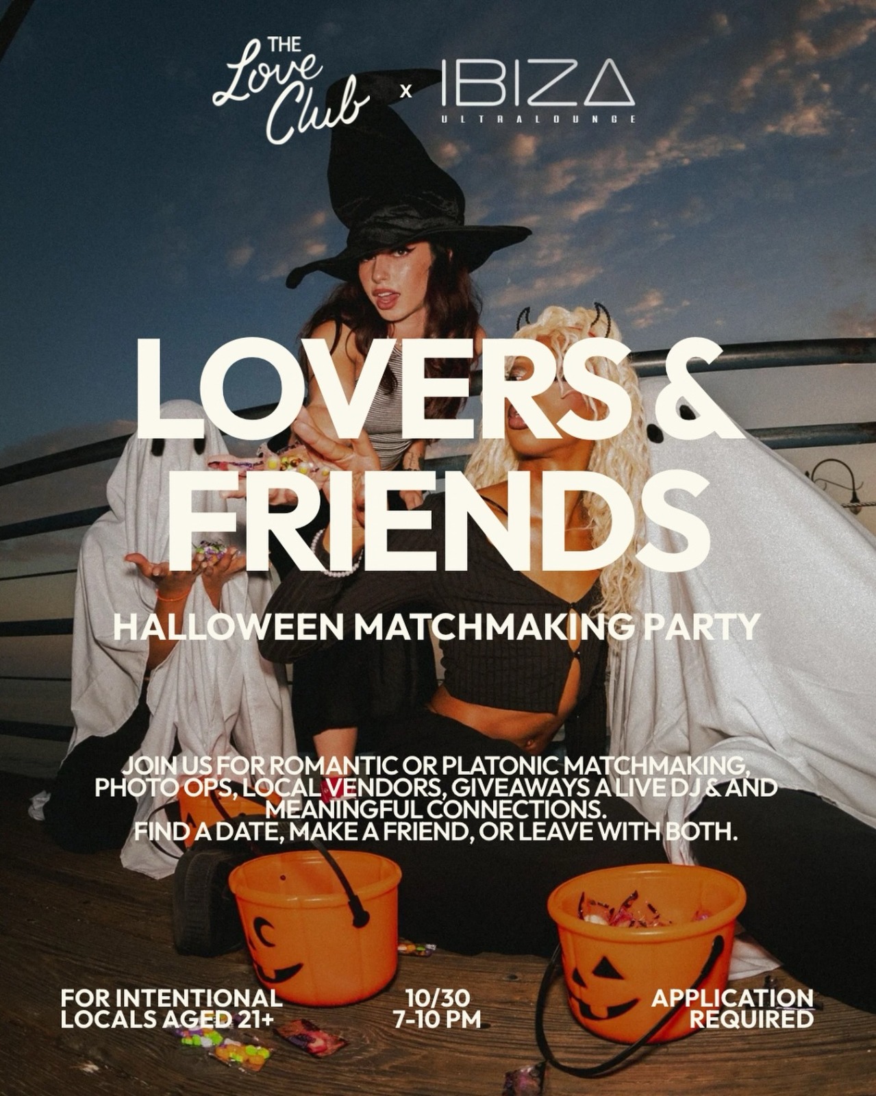 Lovers and Friends Halloween Matchmaking Party at Ibiza SLC