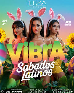 Vibra Sabados Latinos Apr 4th _ 8-59pm MST