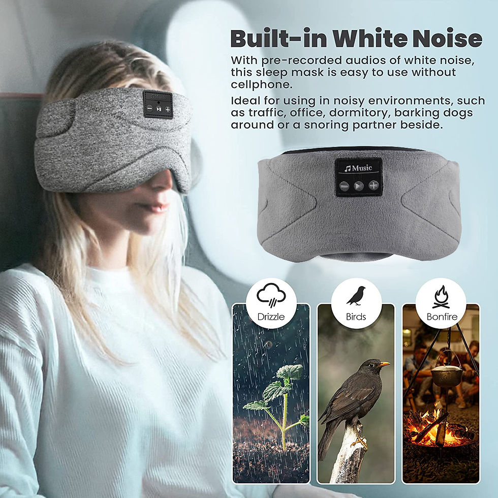 Thumbnail: Bluetooth White Noise Sleep Eye Mask