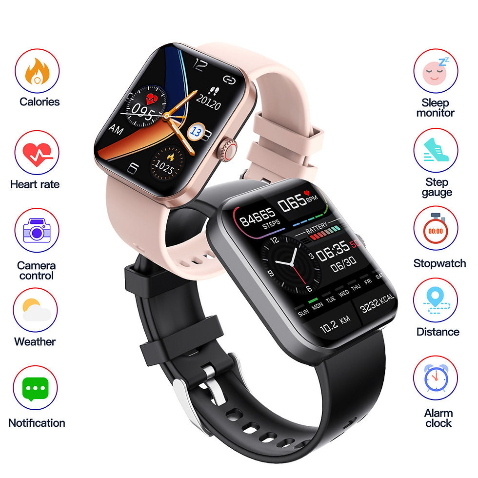 Thumbnail: F57L Smart Watch with Temperature, Heart Rate & Step Tracker