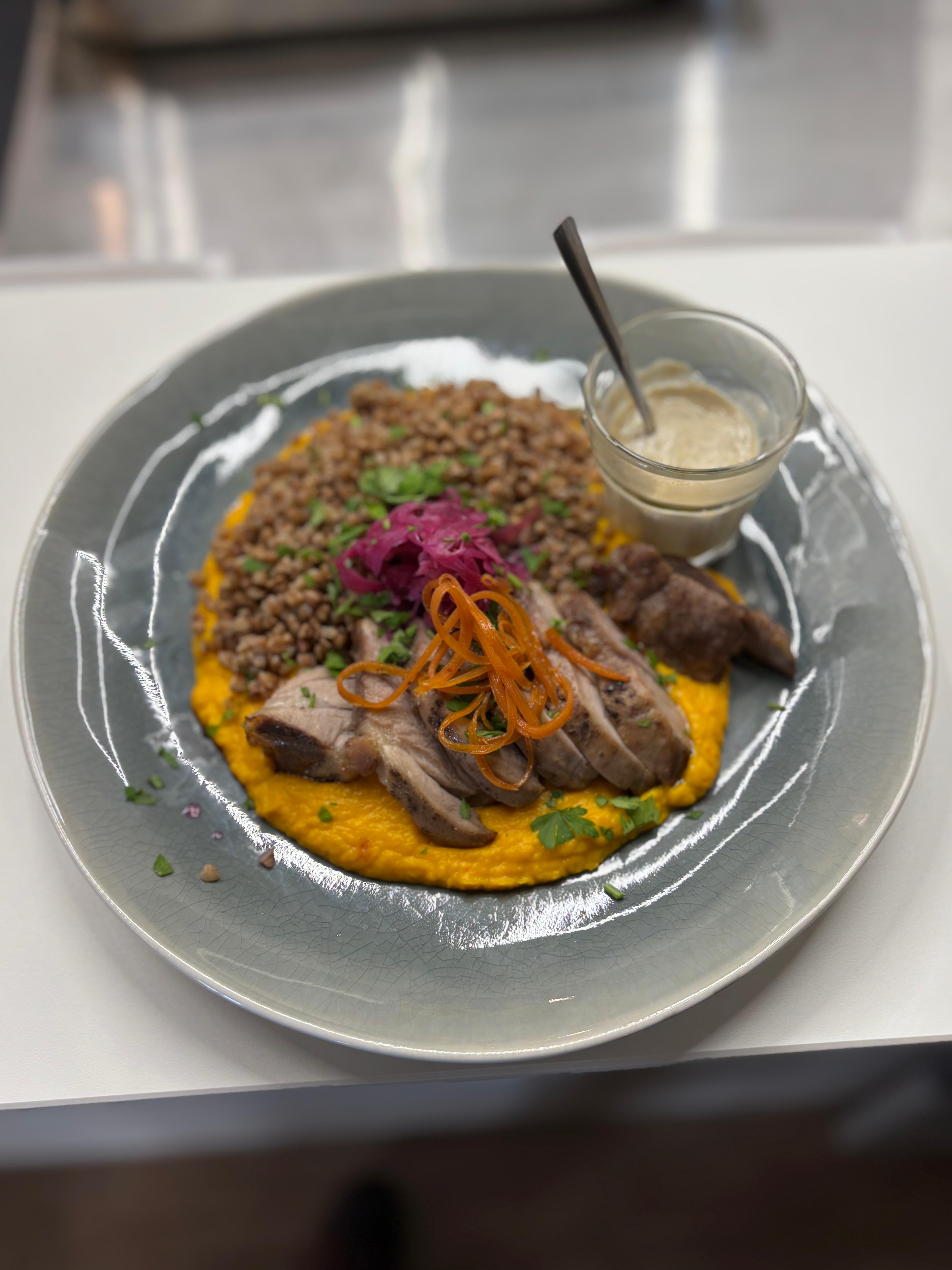 Arranged Food and Objects