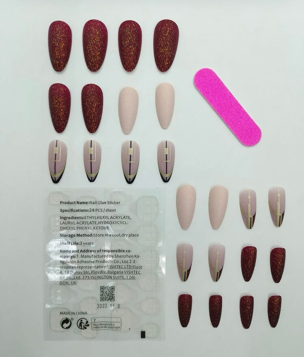 vegan press-on nails