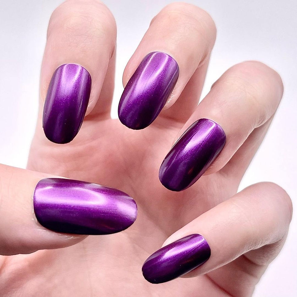 Thumbnail: The Duchess royal purple vegan nail polish by DEMIblue