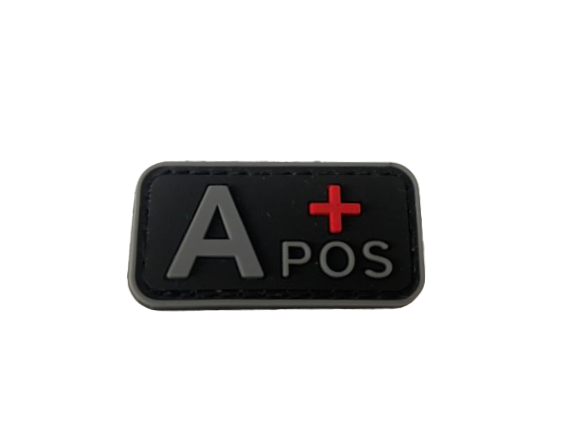 Miniaturbild: Blutgruppen NEG I POS 3D PVC Patch – Polizei, Feuerwehr,  Klett-Abzeichen