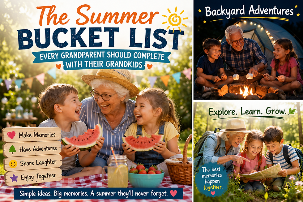 Summer Bucket List for Grandparents and Grandkids