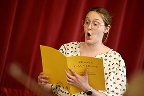 Emma Rae Ward in rehearsal