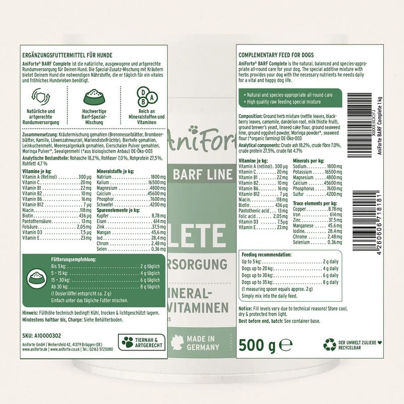 Thumbnail: Aniforte BARF Complete - Raw Dog Food Supplement