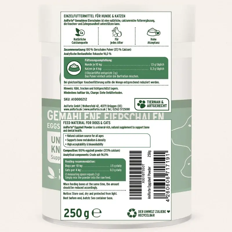 Thumbnail: AniForte Eggshell Powder - Natural Calcium Supplement