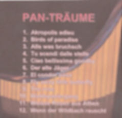 CD Pan-Träume hinten