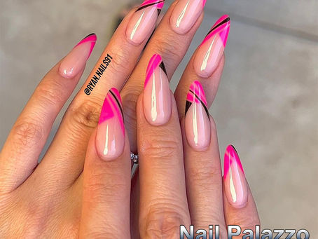 Simple design for last minute manicure with Nail Palazzo Folsom, El Dorado Hills