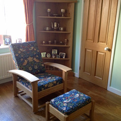 Contemporary Oak Morris Chair