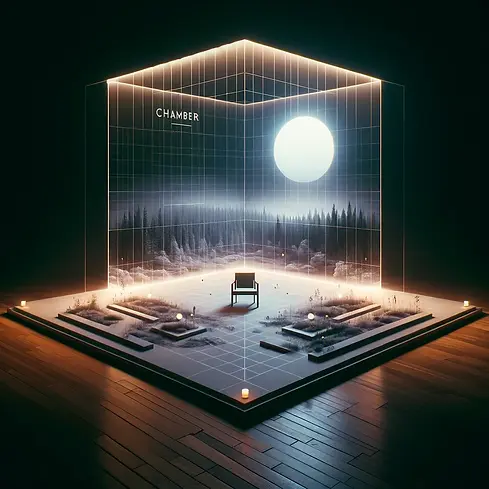 DALL·E 2024-03-06 11.51.12 - Create a visualization of a minimalistic chamber scene within