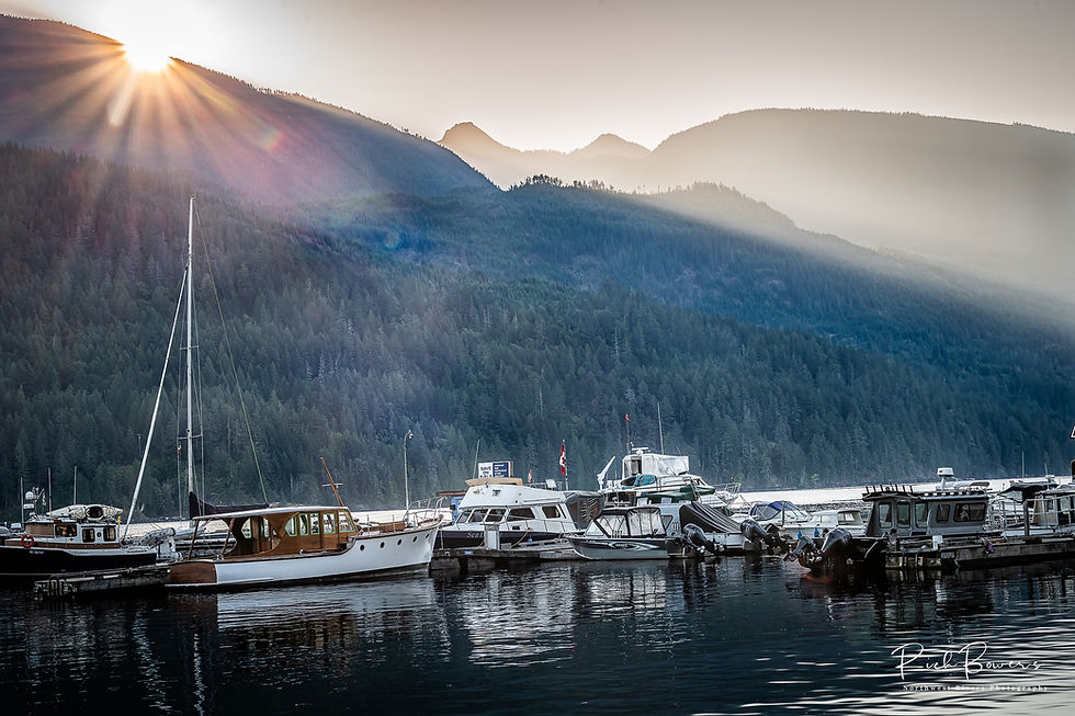Start of Day! Sechelt Inlet, BC