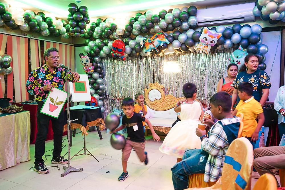 Moments of a Birthday Party Show.