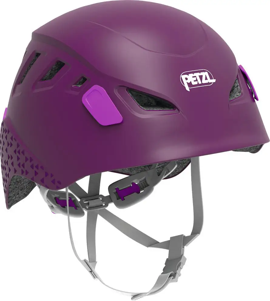 purple climbing helmet for kids