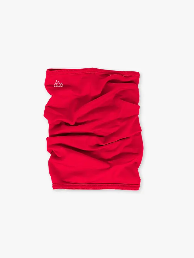 neck gaiter in red
