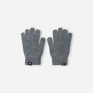 Gray gloves for toddlers