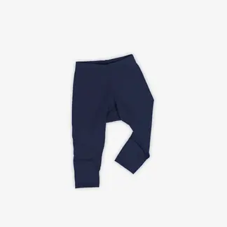 blue pants in merino wool for baby